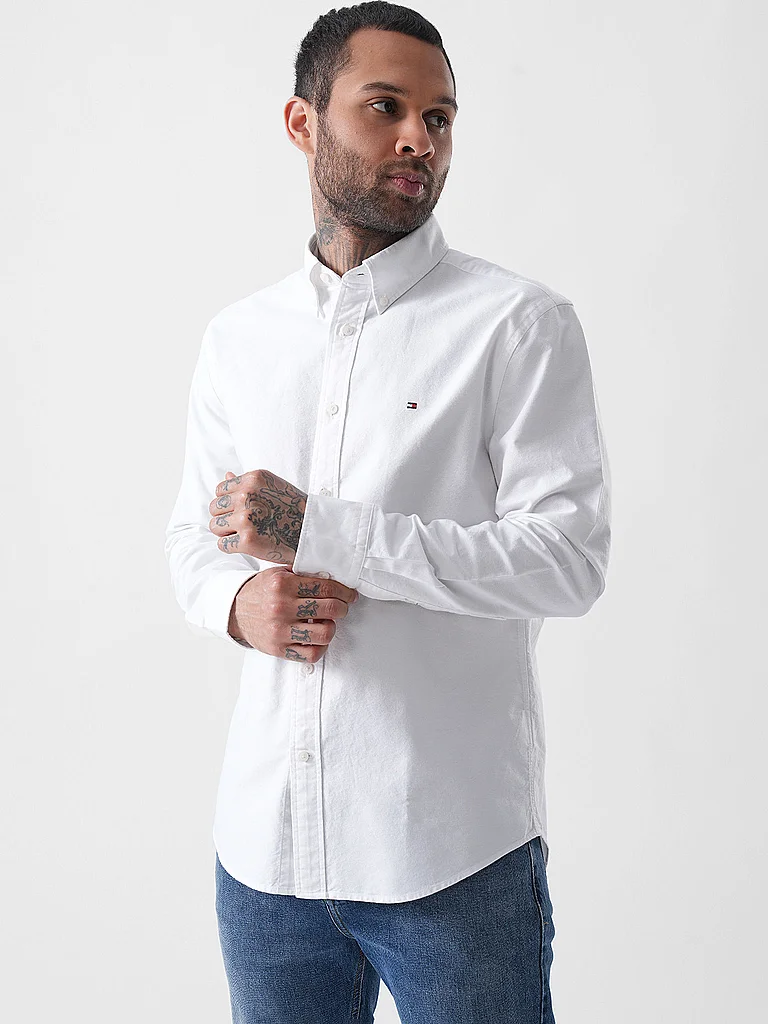 Chemise Tommy Hilfiger SOLID HERITAGE OXFORD RF SHIRT EU - vue 9